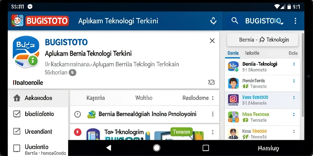 Antarmuka modern dan fitur menarik dari BUGISTOTO.