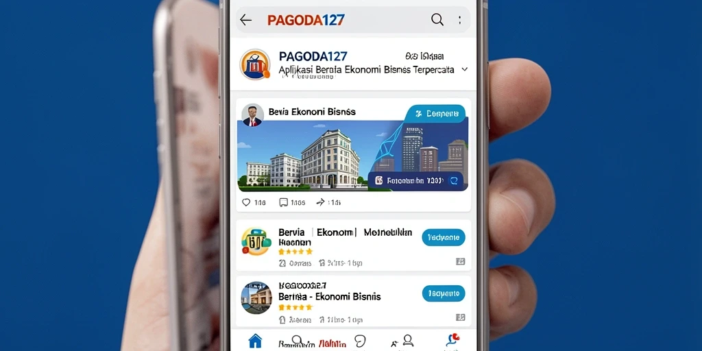 Tampilan antarmuka aplikasi PAGODA127 yang informatif dan modern.